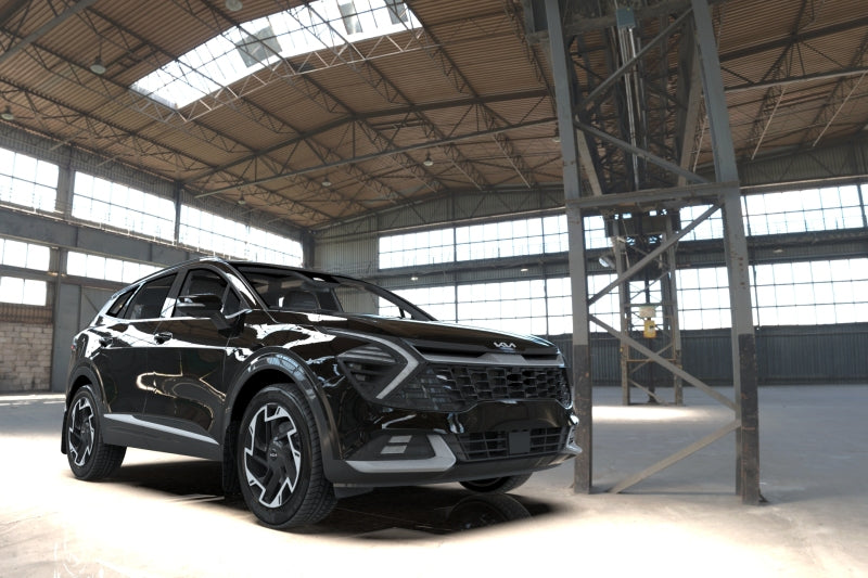 Rally Armor 23-26 Kia Sportage Black UR Mud Flap w/ Metallic Black Logo