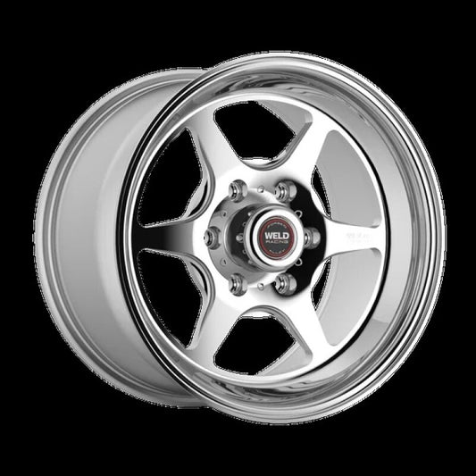 Weld S76 17x6 / 5x4.75 BP / 3.5in. BS Polished Wheel (Low Pad) - Non-Beadlock