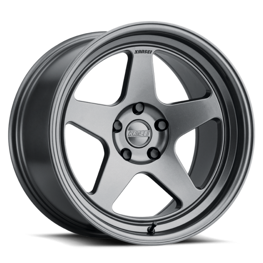 Kansei K12G Knp 17x9in / 5x120 BP / 35mm Offset / 72.56mm Bore - Gunmetal Wheel