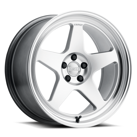 Kansei K12H Knp 19x9.5in / 5x114.3 BP / 22mm Offset / 73.1mm Bore - Hyper Silver Wheel