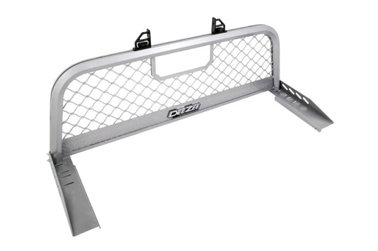 Dee Zee Universal Aluminum Front Truck Cargo Management Cab Rack Silver Mesh