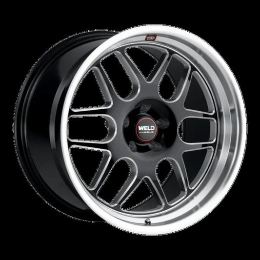 Weld Solana 18x9.5 / 5x114.3 BP / ET0 / 78.1mm Bore - Gloss Black MIL DIA Wheel