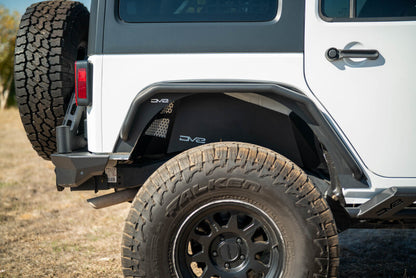 DV8 Offroad  07-18 Jeep Wrangler JK Rear Inner Fender - Satin Black