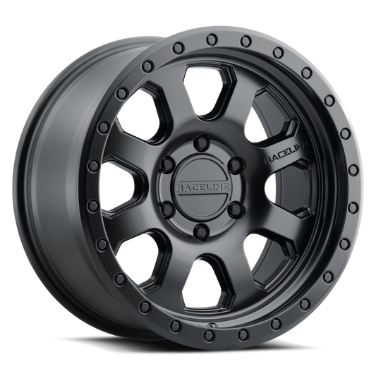 Raceline 959B Avenger 2.0 20x9in / 8X180 BP / 0mm Offset / 130.81mm Bore - Satin Black