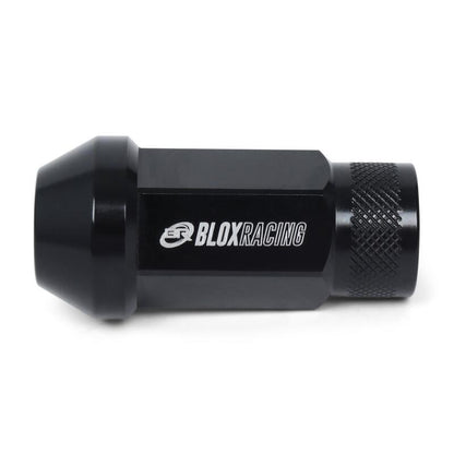 BLOX Racing Street Series Forged Lug Nuts - Black 12 x 1.25mm - Set of 20 (New Design)