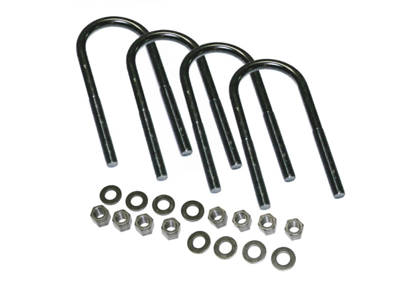 Superlift U-Bolt 4 Pack 9/16x3-1/8x13 - Round w/ Hardware