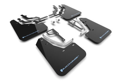 Rally Armor 25-26 Hyundai Ioniq 5 N Black Mud Flap w/Light Blue Logo