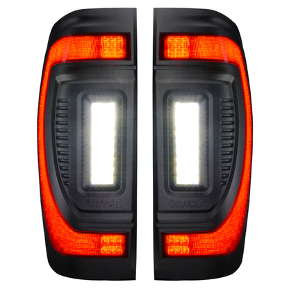 Oracle 19-23 GMC Sierra Black Series Flush Style LED Tail Lights - Factory Halogen