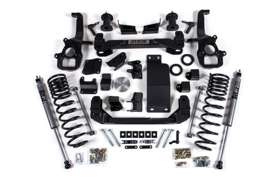 Zone Offroad 2025 Ram 1500 4WD 6in Front 5in Rear Susp. Lift System - Std Bore - Fox Adv Rear Shocks