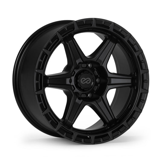 Enkei Trail-Finder 17x9 / 6x139.7 BP / ET-12 / 106.1mm Bore - Matte Black Wheel