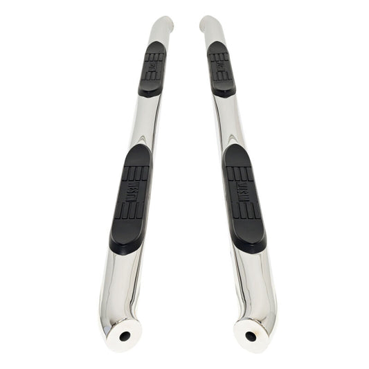 Westin 2024 Tacoma Double Cab E-Series 3 Nerf Step Bars - Stainless Steel