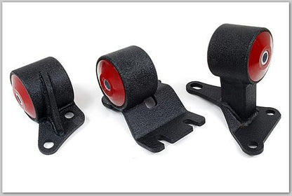 Innovative 90-93 Integra B-Series Black Steel Mounts 85A Bushings