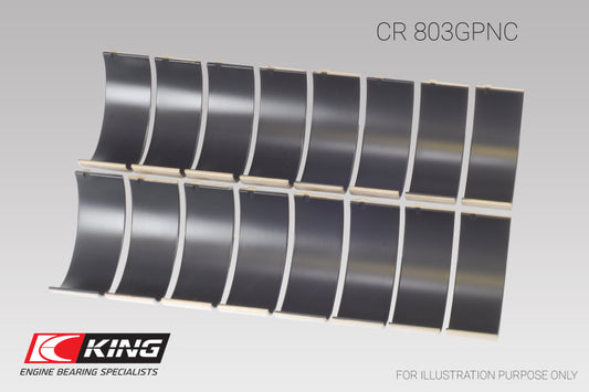 King Engine Bearings Chevrolet SBC 265CI/283CI/327CI (Size Standard) Connecting Rod Bearing Set
