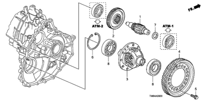 Honda - Transmission Differential Ball Bearing (40x80x18)