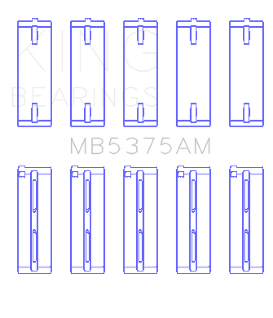 King Engine Bearings Toyota 2ZZGE Crankshaft Main Bearing Set