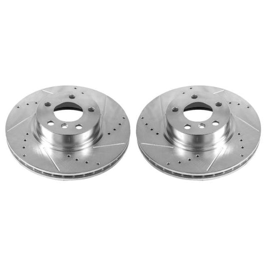 Power Stop 11-17 BMW X3 Front Evolution Drilled & Slotted Rotors - Pair