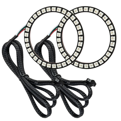 Oracle 15-17 Ford Mustang V6/GT/Shelby Dynamic DRL  w/ Halo Kit - ColorSHIFT - Dynamic