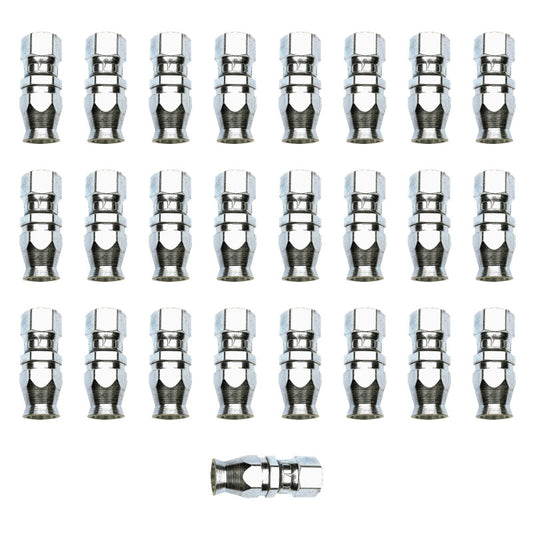 Russell Performance -6 AN Endura PowerFlex Power Steering Straight Hose Ends (25 pcs.)