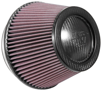 K&N Universal Carbon Fiber Filter 6in Flange / 7-1/2in OD-B / 5-1/8in OD-T / 5in H