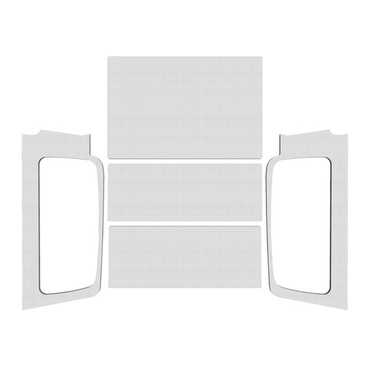 DEI 04-06 Jeep Wrangler LJ Unlimited Headliner Complete Kit - White