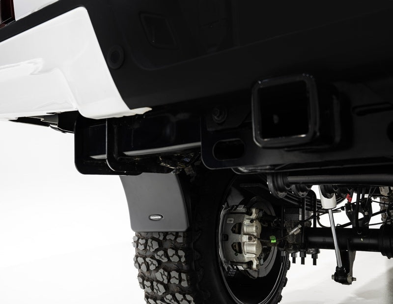Bushwacker 19-22 Ram 1500 (Excl. Rebel/TRX) 76.3/67.4in Trail Armor 2pc RR Mud Flaps For Pkt. Flare
