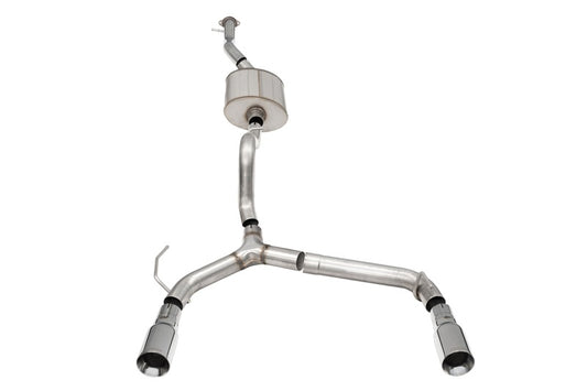 Corsa 21-25 Ford Bronco 2.7L 4-Door 2.75in Cat-Back Dual Rear Exhaust w/4in Straight-Cut Polish Tips