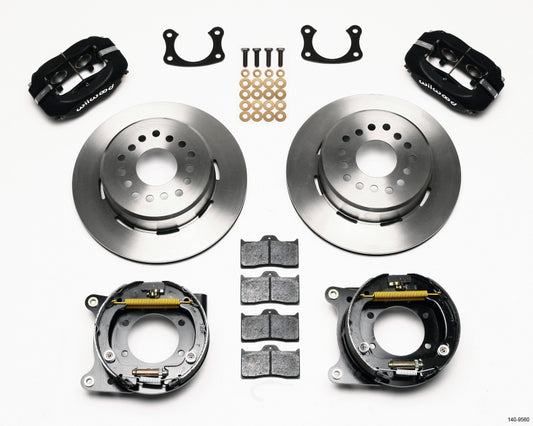 Wilwood Forged Dynalite P/S Park Brake Kit New Big Ford 2.50in offset Staggered Shock
