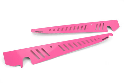 PERRIN 15-21 Subaru WRX/STI Fender Shroud Set - Hyper Pink
