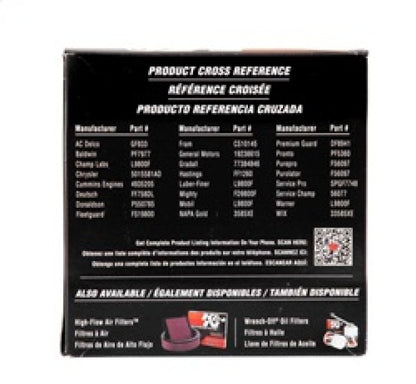 K&N 03-09 Dodge Ram 5.9L L6 Diesel 3.375in OD x 3.969in L Fuel Filter