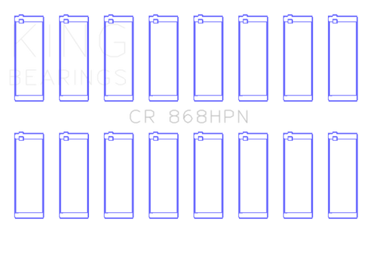 King Engine Bearings Ford Prod V8 4.6L/5.4L (Size 0.026) Performance Rod Bearing Set