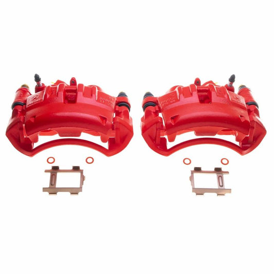 Power Stop 05-06 Dodge Sprinter 2500 Rear Red Calipers - Pair
