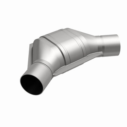 MagnaFlow Universal Catalytic Converter 2.00in Angled In/Out Frnt CA