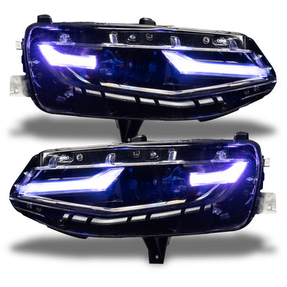 Oracle 19-21 Chevy Camaro LS/LT RGB+A Headlight DRL  Kit - ColorSHIFT w/ 2.0 Controller