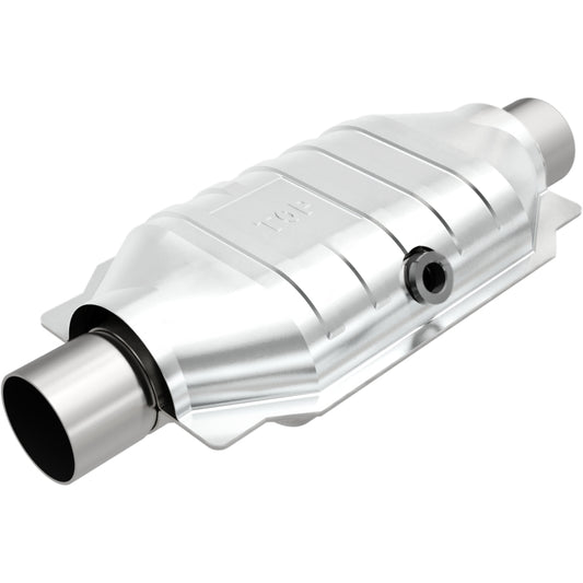 MagnaFlow Universal Catalytic Converter 2.5 Midbed O2 CA OBDII Ul