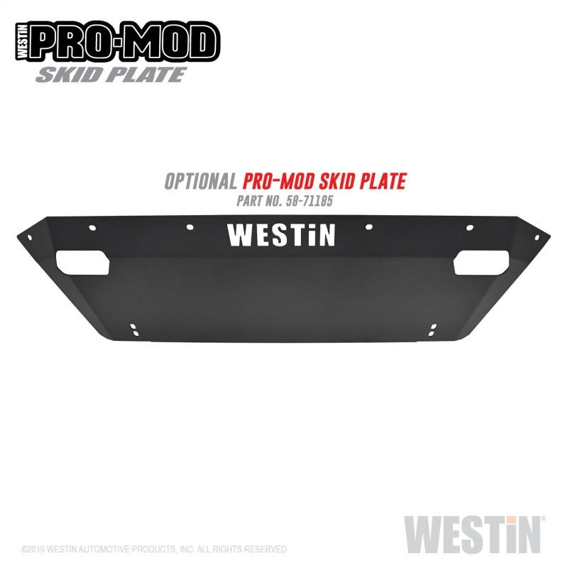 Westin 2019 Dodge Ram 1500 ( Excludes 1500 Classic & Rebel Models ) Pro-Mod Front Bumper - Text. Blk