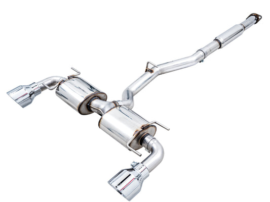 AWE Tuning Subaru BRZ/ Toyota GR86/ Toyota 86 Touring Edition Cat-Back Exhaust- Chrome Silver Tips