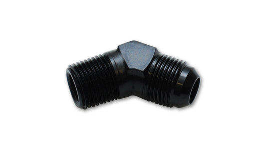 Vibrant - 45 Degree Adapter Fitting; Size: -4AN x 1/4" NPT