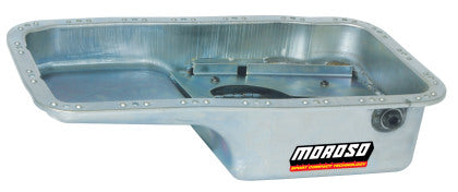 Moroso - Acura/Honda 1.6L B16A3 Road Race Baffled Wet Sump 5.5qt 6in Steel Oil Pan