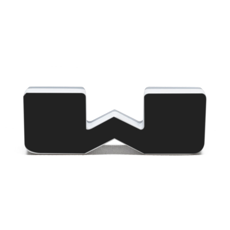 ORACLE Lighting Universal Illuminated LED Letter Badges - Matte Blk Surface Finish - W