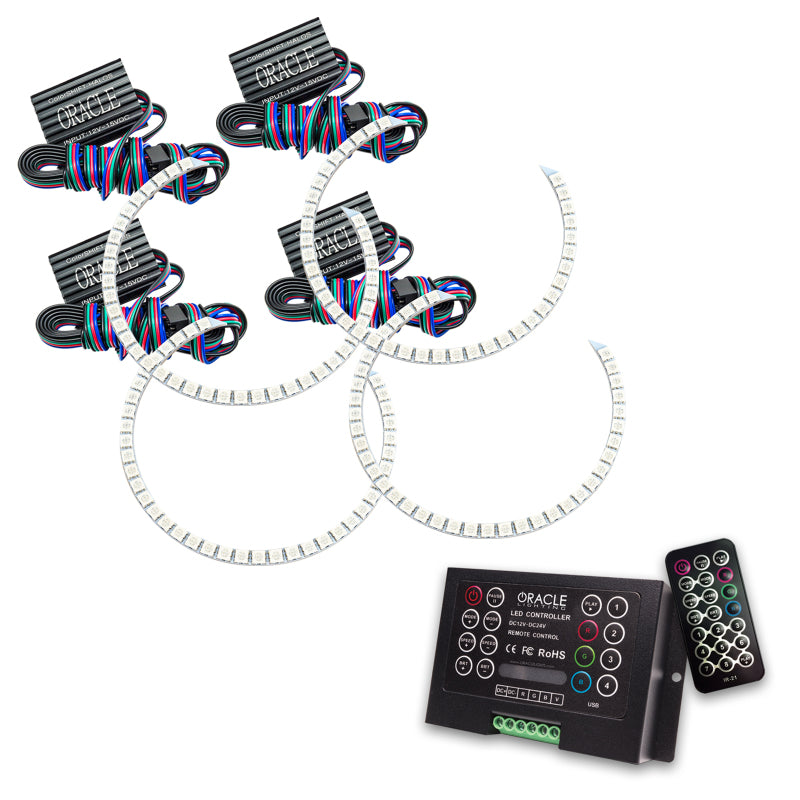 Oracle Chevrolet Avalanche 02-06 Halo Kit - ColorSHIFT w/ 2.0 Controller