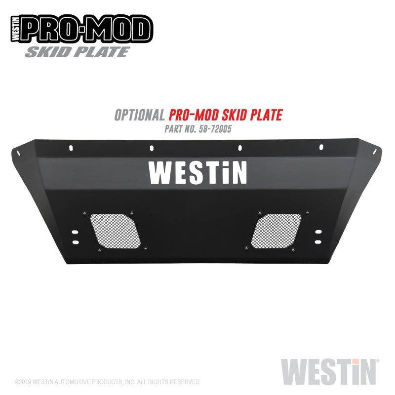 Westin 16-20 Toyota Tacoma Pro-Mod Front Bumper - Textured Black