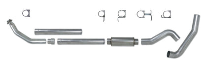 Diamond Eye KIT 5in Turbo Back SGL AL: 94-02 DODGE CUMMINS 5.9L