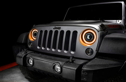 ORACLE Lighting 0718 Jeep Wrangler JK Oculus 7in Switchback Bi-LED Projector Headlights
