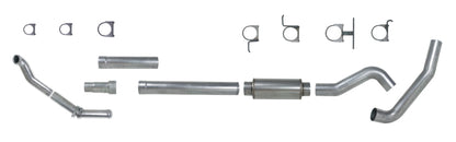 Diamond Eye KIT 5in Turbo Back SGL AL: 94-97 FORD 7.3L F250/F350 PWRSTROKE NFS W/ CARB EQUIV STDS