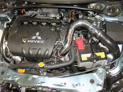 Injen 2015 Mitsubishi Lancer 2.4L 5spd w/o Xenon Headlights Polished Cold Air Intake