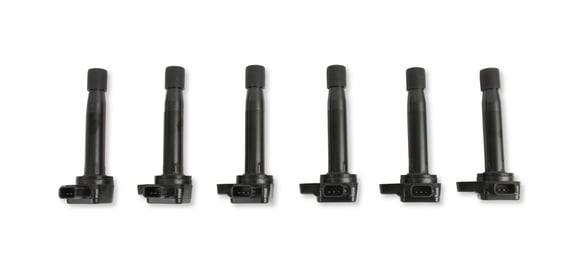 Accel - Ignition Coil - Honda And Acura 3.0, 3.2, 3.5L, 6-Cylinder, Black (6 Pack)