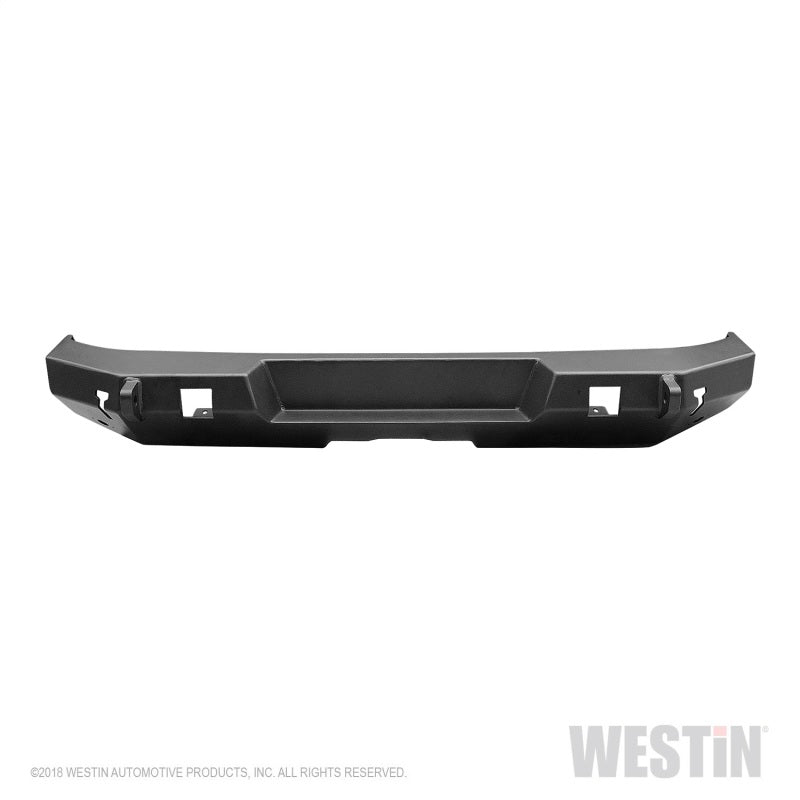 Westin 18-19 Jeep Wrangler JL WJ2 Rear Bumper - Textured Black