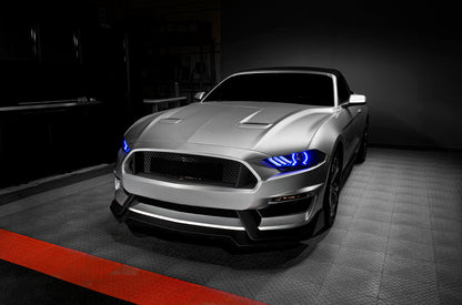Oracle 18-21 Ford Mustang Dynamic DRL w/ Halo Kit & Sequential Turn Signal - ColorSHIFT