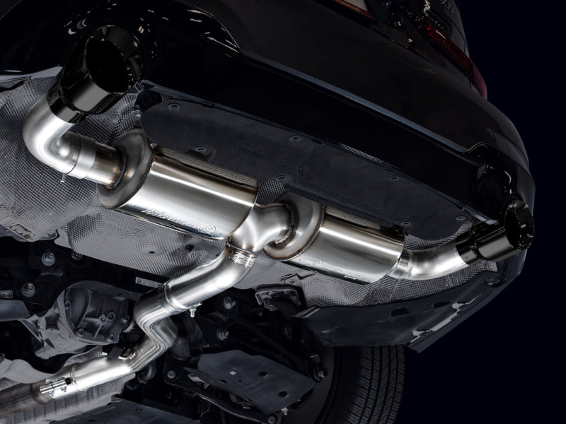 AWE 19-23 BMW 330i / 21-23 BMW 430i Base G2X Touring (Excl. Conv) Axle-Back Exhaust - Diamond Black