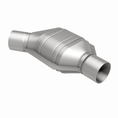 MagnaFlow Universal Catalytic Converter 2in Inlet/Outlet Angled Offset/Center Oval (California)
